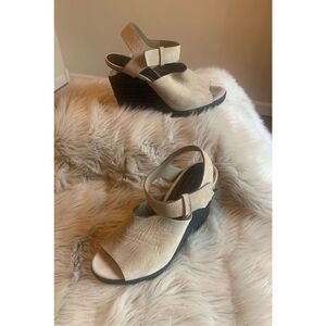 Alexander Wang 'Tori' Suede Espadrille Wedges Size 8